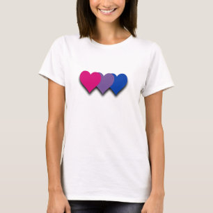 Camiseta de los corazones del orgullo del