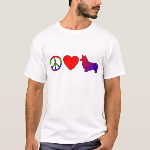 Camiseta de los Corgis Galés del Pembroke del amo