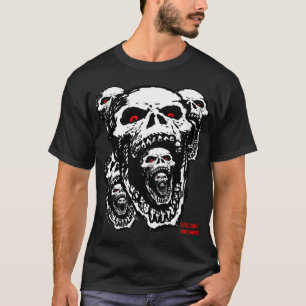 Camiseta de los cráneos del zombi