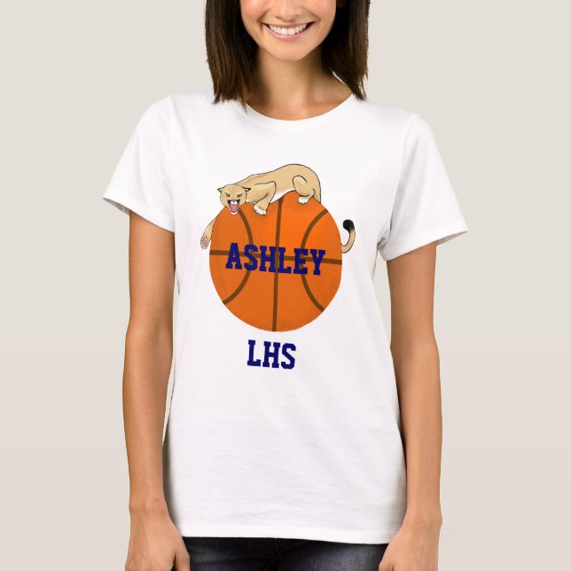 Camiseta de los deportes del baloncesto - pumas o (Anverso)