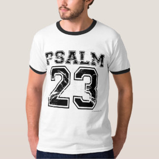 Camiseta de los deportes del salmo 23