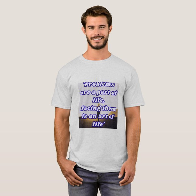 Camiseta de los Desafíos de la Vida (Anverso completo)