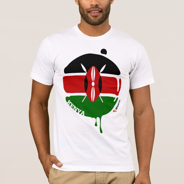 Camiseta de los descensos de Kenia (Anverso)