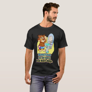 Camiseta de los días del mal cabello