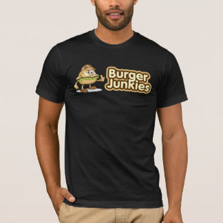 Camiseta de los drogadictos de la hamburguesa