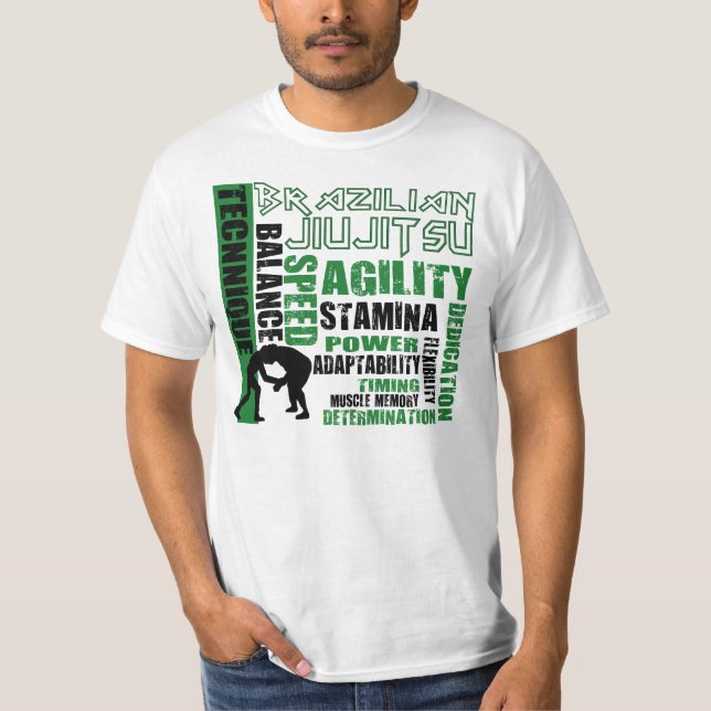 Camiseta de los elementos BJJ de Jiu Jitsu del (Anverso)