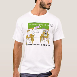 Camiseta de los ensayos con animales