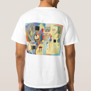Camiseta de los espacios en blanco (impresa