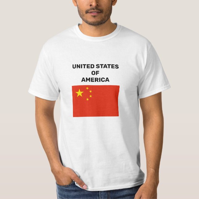 Camiseta de los Estados Unidos de China (Anverso)