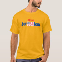 Camiseta de los Estados Unidos de Jerusalén