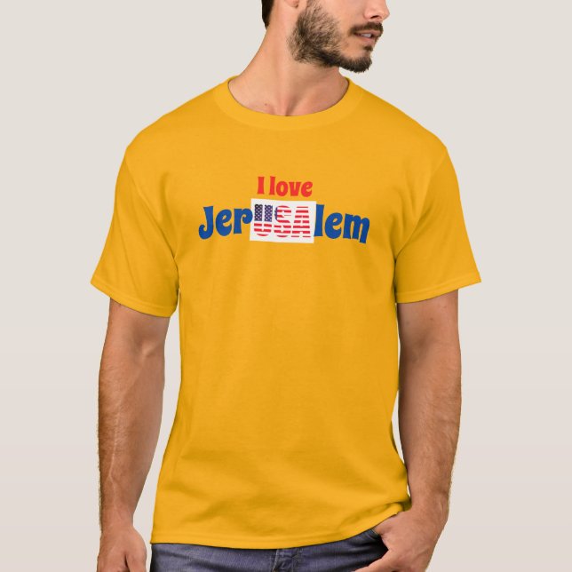Camiseta de los Estados Unidos de Jerusalén (Anverso)