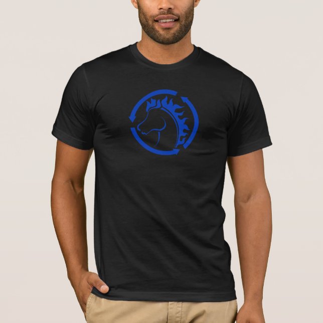 Camiseta de los estudios del caballo de BlueBag (Anverso)