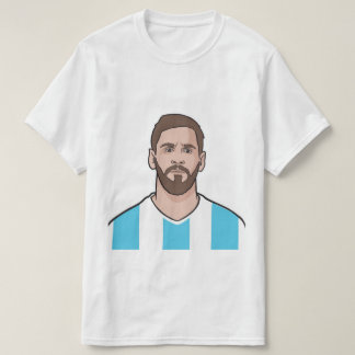 camiseta de los fans de messi y argentina