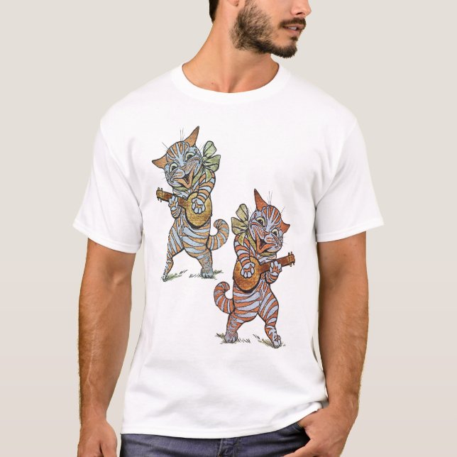Camiseta de los gatos del banjo (Anverso)