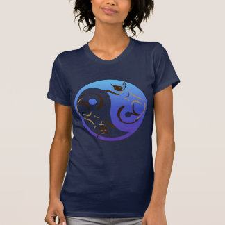 Camiseta de los gatos siameses de Yin Yang