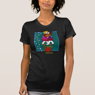 Camiseta de los géminis de la diversión