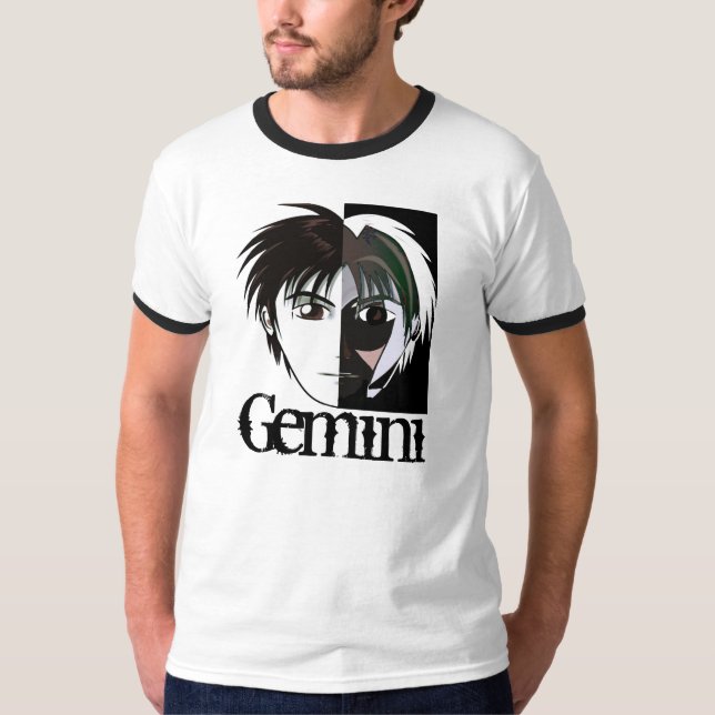 Camiseta de los géminis del animado (Anverso)