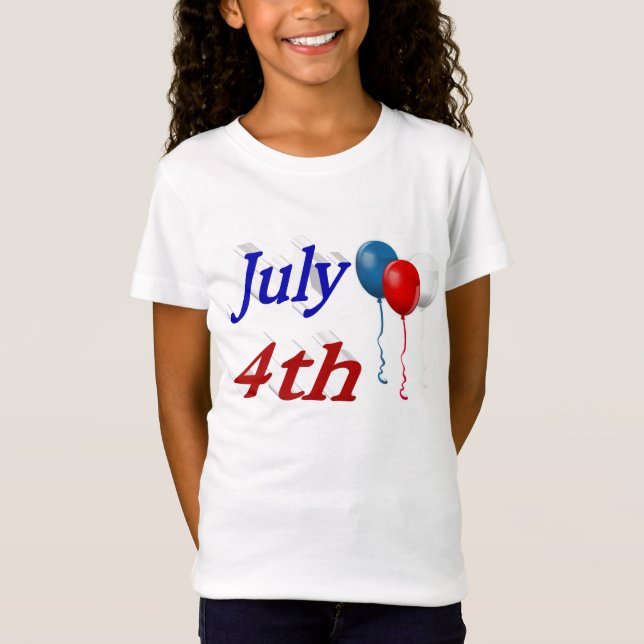 Camiseta de los globos del 4 de julio (Anverso)