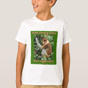 Camiseta de los hedores del calentamiento del