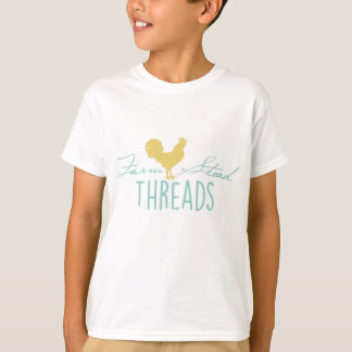 Camiseta de los hilos de la granja
