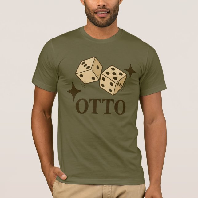 Camiseta de los hombres, camiseta de diseño de dad (Anverso)