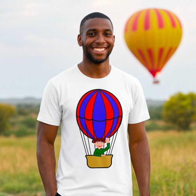 Camiseta de los hombres con globo aerostático (Subido por el creador)