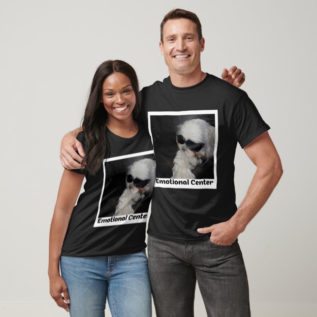 Camiseta de los hombres con una letra simple (Unisexo)