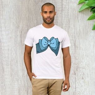 Camiseta de los hombres de Blue Bow