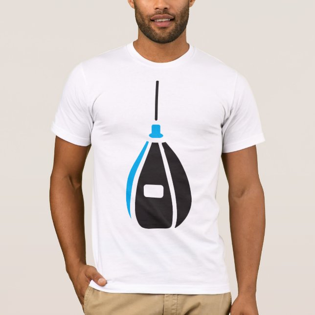 Camiseta de los hombres de bolsitas de punzonamien (Anverso)