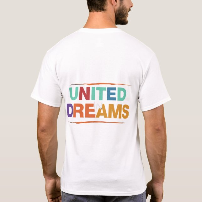 Camiseta de los hombres de diseño (Reverso)