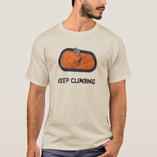 Camiseta de los hombres de escalada