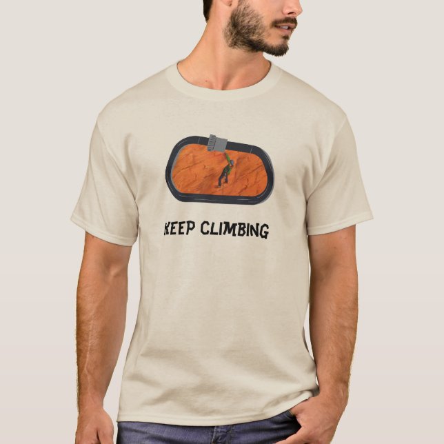 Camiseta de los hombres de escalada (Anverso)