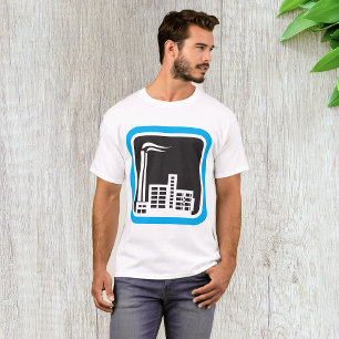 Camiseta de los hombres de fábrica