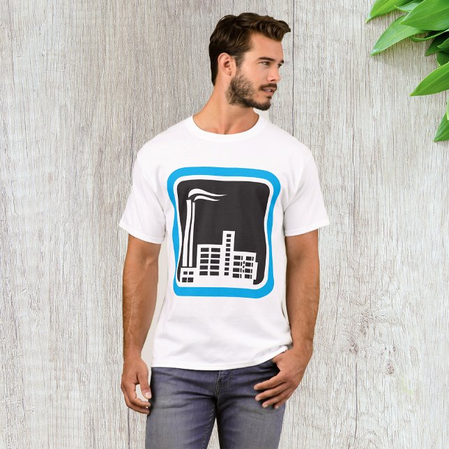 Camiseta de los hombres de fábrica (Subido por el creador)