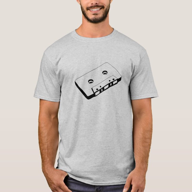 Camiseta de los hombres de la cinta de la música (Anverso)