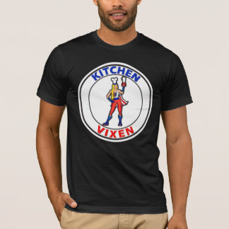 Camiseta de los hombres de la cocina de Vixen negr