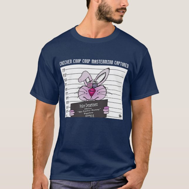 Camiseta de los hombres de la Marina Bunny de Pasc (Anverso)