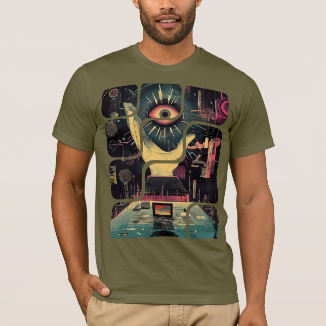 Camiseta de los hombres de la vista (Anverso)