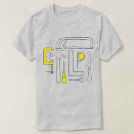 Camiseta de los hombres de madera