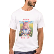 Camiseta de los hombres de Pascua feliz