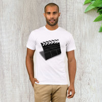 Camiseta de los hombres de pizarra de escena