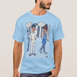 Camiseta de los hombres de servicio al cliente