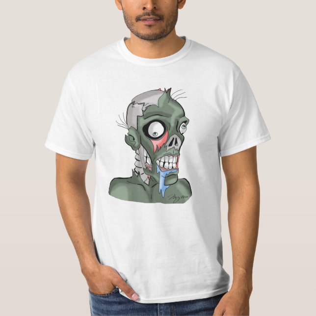 Camiseta de los hombres de Zombie Looney (Anverso)