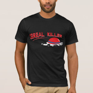 Camiseta de los hombres del asesino del cereal