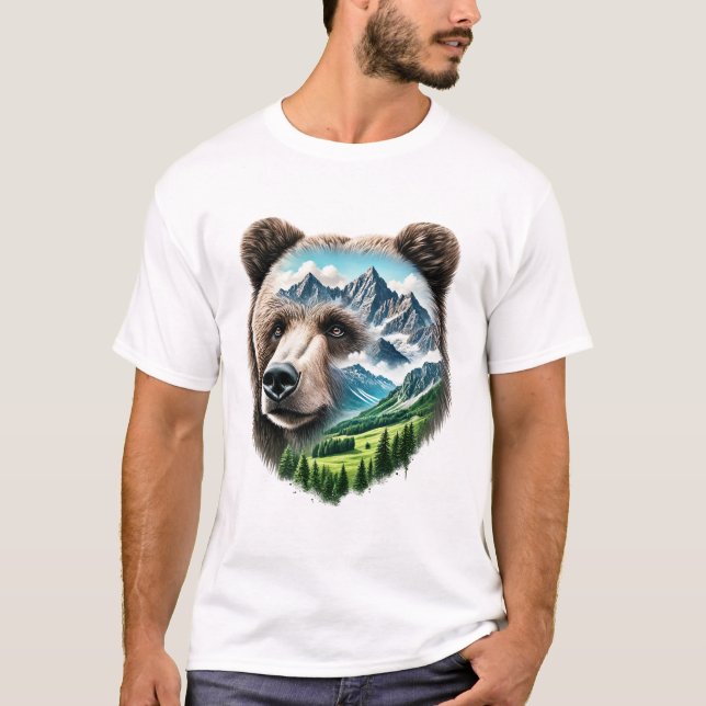 Camiseta de los hombres del campo del oso (Anverso)