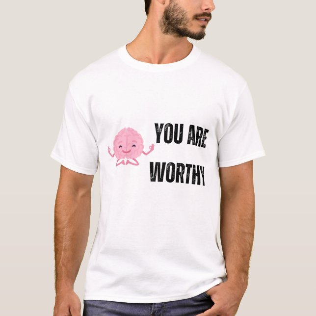 Camiseta de los hombres del cerebro del yoga - Div (Anverso)