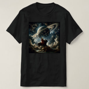 Camiseta de los hombres del mito de Saturno