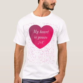 Camiseta de los hombres Día de San Valentín modern