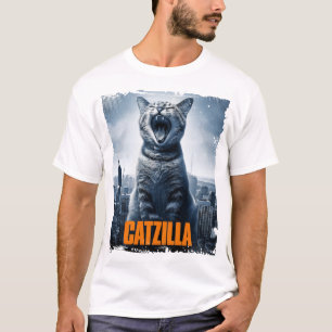 Camiseta de los hombres relajada y básica de Catzi