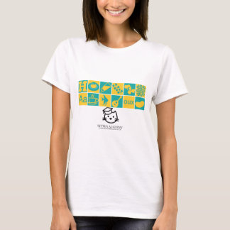 Camiseta de los iconos de la clase de la academia